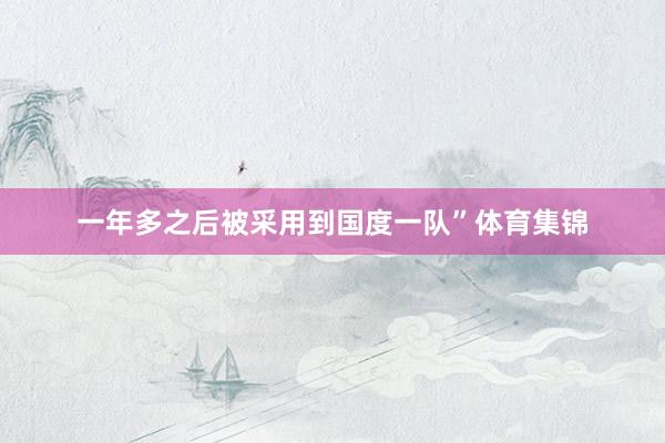 一年多之后被采用到国度一队”体育集锦