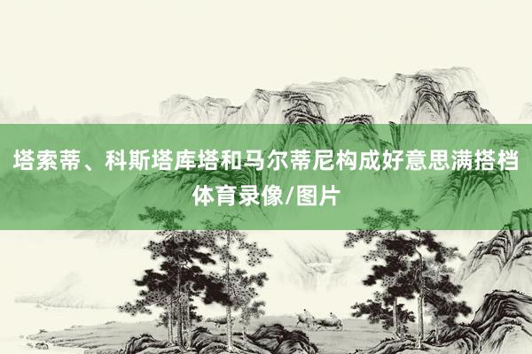 塔索蒂、科斯塔库塔和马尔蒂尼构成好意思满搭档体育录像/图片