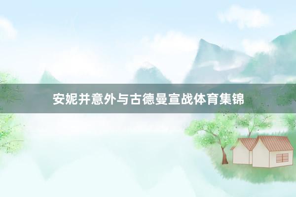 安妮并意外与古德曼宣战体育集锦
