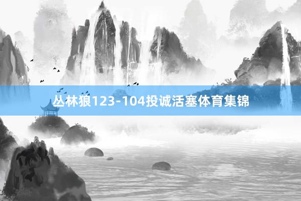 丛林狼123-104投诚活塞体育集锦