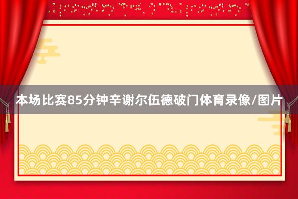 本场比赛85分钟辛谢尔伍德破门体育录像/图片