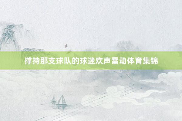 撑持那支球队的球迷欢声雷动体育集锦