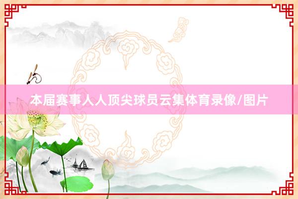 本届赛事人人顶尖球员云集体育录像/图片