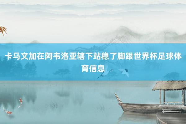 卡马文加在阿韦洛亚辖下站稳了脚跟世界杯足球体育信息